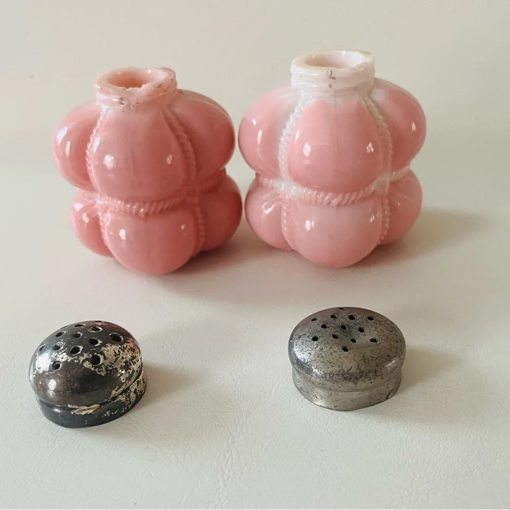 Vintage Consolidated Glass Fostoria Salt Pepper Shakers